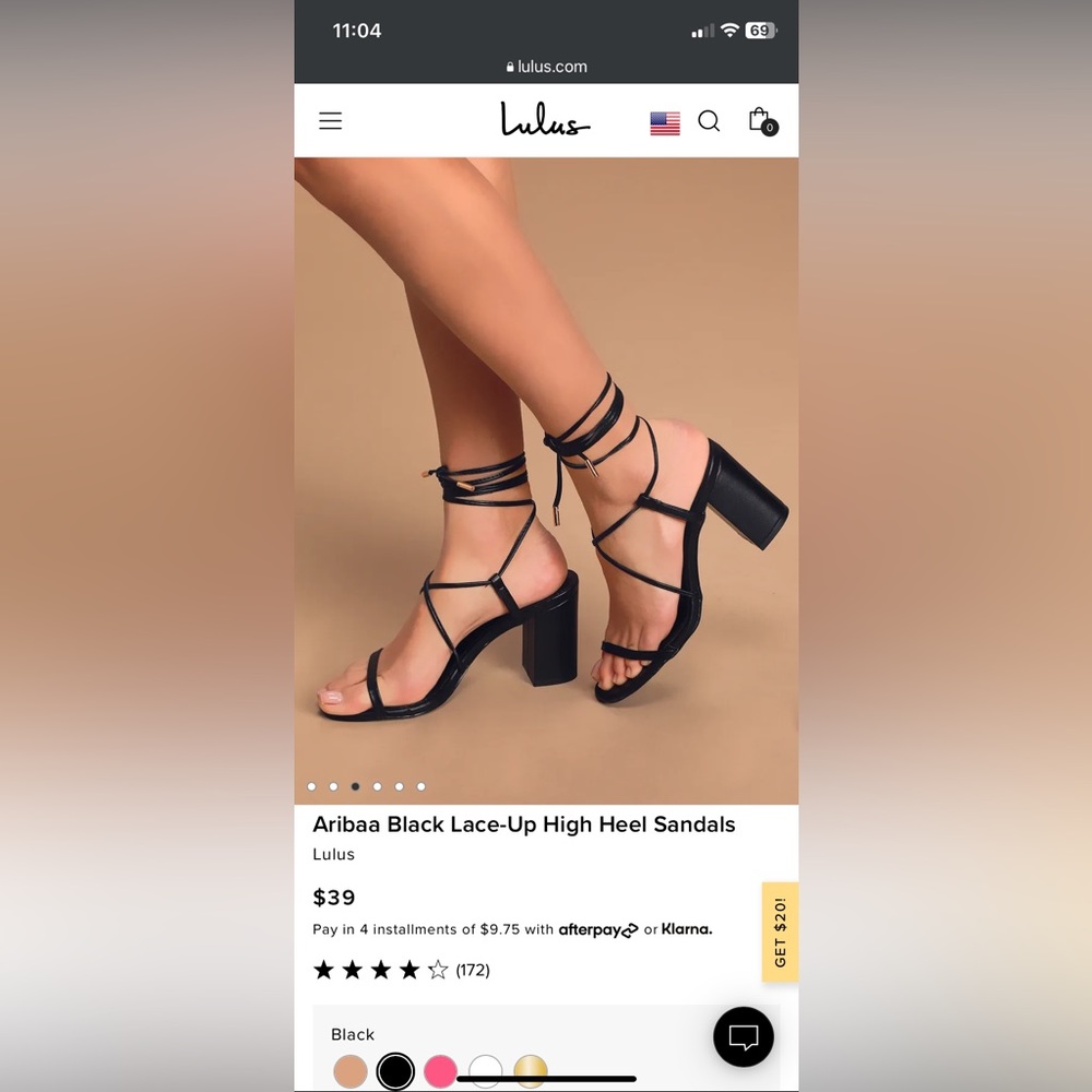 lulus lace up heels